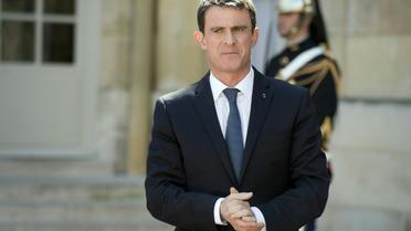 Le Premier ministre français Manuel Valls à  Matignon à Paris,  le 18 avril 2016 [ALAIN JOCARD / AFP/Archives]