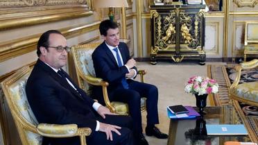 François Hollande et Manuel Valls le 24 juin 2016 à l'Elysée à Paris  [ALAIN JOCARD / POOL/AFP]