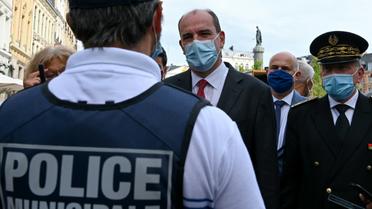 Jean Castex en déplacement à Lille le 3 août 2020 [DENIS CHARLET / AFP]