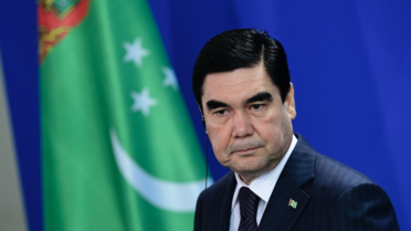 Le président turkmène Gurbanguly Berdymukhamedov 