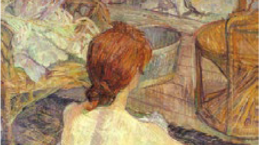 Henri de Toulouse-Lautrec, «Rousse (La Toilette)»,1889, Paris, Musée d'Orsay © Rmn-Grand Palais (musée d'Orsay) / Hervé Lewandoski
