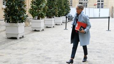 La ministre des Transports Elisabeth Borne à Matignon le 11 septembre 2017 [ALAIN JOCARD / AFP]
