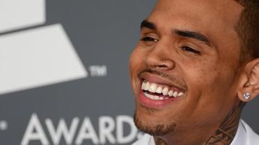 Le rappeur Chris Brown aux 55e Grammy Awards le 10 février 2013 à Los Angeles