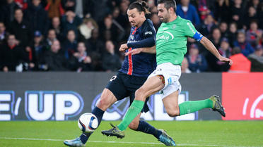 Zlatan Ibrahimovic a déjà marqué douze buts contre Saint-Etienne depuis son arrivée à Paris à l'été 2012.