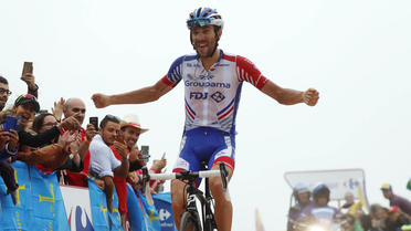 Thibaut Pinot a remporté en solitaire la 15e étape de la Vuelta.