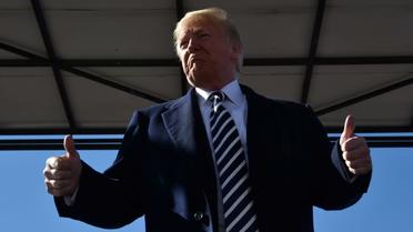 Le président américain Donald Trump à Elko (Nevada, sud-ouest des États-Unis) le 20 octobre 2018. [Nicholas Kamm / AFP]