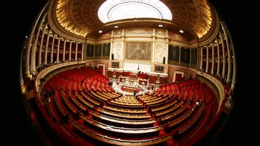 Vue générale de l'hémicycle de l'Assemblée nationale à Paris [Joel Saget / AFP/Archives]