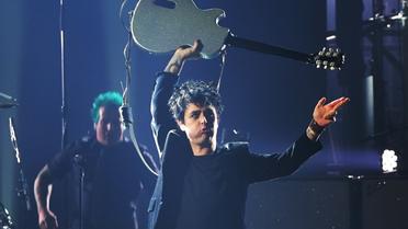 Le groupe américain Green Day lors des MTV Europe Music Awards, le 6 novembre 20116 à Rotterdam [Emmanuel DUNAND / AFP]