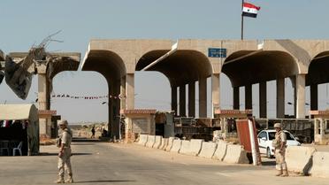 Le poste-frontière de Nassib, entre la Syrie et la Jordanie, le 14 août 2018 [Andrei BORODULIN / AFP/Archives]