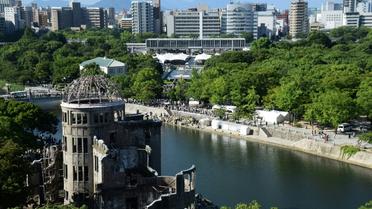 Le dôme de la Bombe Atomique, mémorial de la paix à Hiroshima, pris en photo le 6 août 2017 [STR / JIJI PRESS/AFP/Archives]