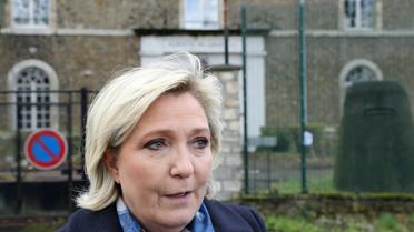 Marine Le Pen en janvier à Paris [JACQUES DEMARTHON / AFP]