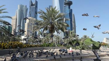 Vue sur Doha, au Qatar, le 5 juin 2017 [STR / AFP]