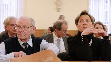 Pierre et Viviane Lambert, les parents de Vincent Lambert, lors d'une audience au tribunal administratif de Châlons-en-Champagne le 15 janvier 2014 [Herve Oudin / AFP/Archives]