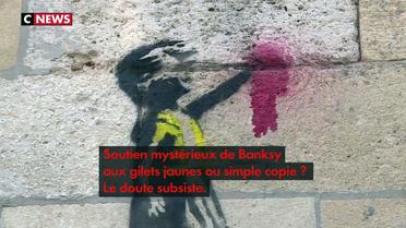 Le street artist Bansky au soutien des « gilets jaunes » ?