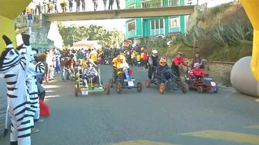 Incroyable course de karting dans les rues de La Paz en Bolivie