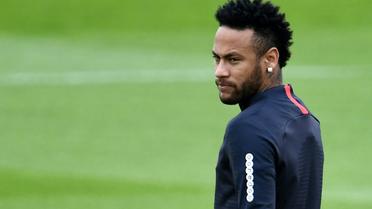 Le joueur du PSG Neymar en séance d'entraînement le 17 août 2019 [FRANCK FIFE / AFP/Archives]