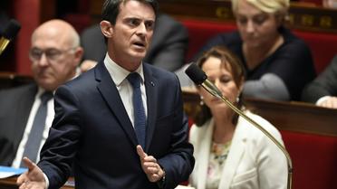 Le Premier ministre Manuel Valls le 24 novembre 2015 à l'Assemblée nationale à Paris [ERIC FEFERBERG / AFP/Archives]