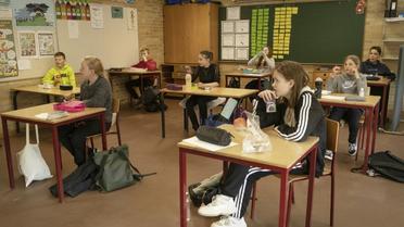 Les écoles danoises ont rouvert le 15 avril 2020 [Bo Amstrup / Ritzau Scanpix/AFP]