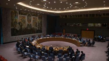 La salle du Conseil de sécurité de l'Onu à New York lors de discussions sur la Syrie le 25 septembre 2016 [Bryan R. Smith / AFP]