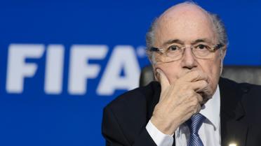 Le président démissionnaire de la Fifa Joseph Blatter, le 20 juillet 2015 à Zurich [FABRICE COFFRINI / AFP/Archives]