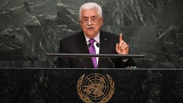 Le président palestinien à la tribune de l'Onu, le 30 septembre 2015 à New York [JEWEL SAMAD / AFP/Archives]