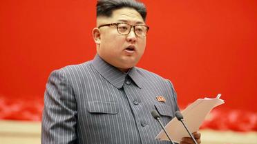 Le leader nord-coréen le 21 décembre 2017 à Pyongyang [- / KCNA VIA KNS/AFP]