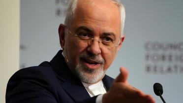 Le chef de la diplomatie iranienne, Mohammad Javad Zarif, le 23 avril 2018 à New York  [Don EMMERT / AFP/Archives]