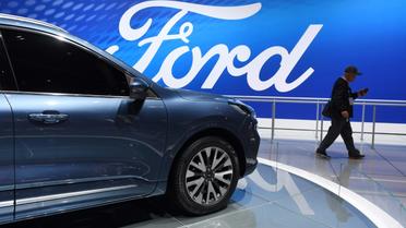 Le constructeur Ford va supprimer 7.000 emplois à travers le monde d'ici fin août [GREG BAKER / AFP]