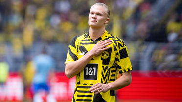 Erling Haaland a joué son dernier match avec le Borussia Dortmund avant de rejoindre Manchester City.