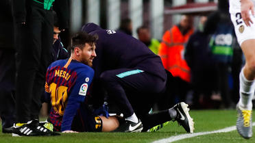 Lionel Messi doit passer des examens pour déterminer la nature de sa blessure.
