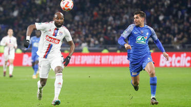 Moussa Dembélé disputait le quart de finale de la Coupe de France face à Grenoble au moment des faits.