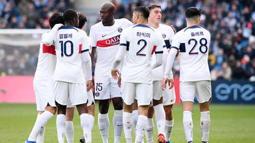 Les joueurs du PSG ont joué avec leur nom floqué en coréen.