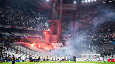 Des incidents ont éclaté au Vélodrome mardi soir entre les supporters de Marseille et de Francfort.