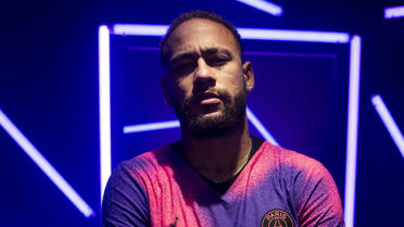 Neymar et ses coéquipiers porteront ce maillot pendant la 2e partie de saison.