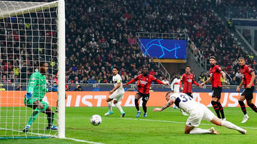 Milan Skriniar a ouvert le score de la tête pour le PSG.