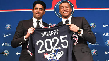 En mai dernier, Kylian Mbappé avait prolongé au PSG jusqu'en 2025.