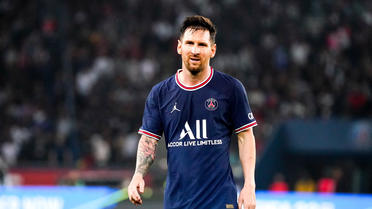 Lionel Messi n'a pas apprécié être remplacé à un quart de la fin du match contre Lyon.