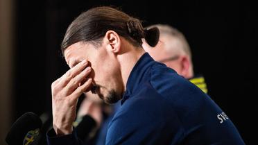 Zlatan Ibrahimovic a laissé échappé quelques larmes en conférence de presse.