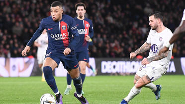 Kylian Mbappé a inscrit le 2e but du PSG face à Toulouse.