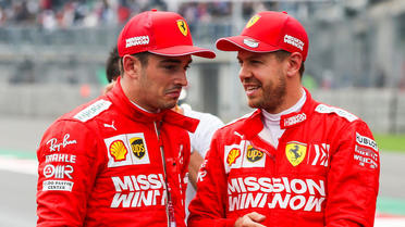 Charles Leclerc et Sebastien Vettel ont connu une première année parfois tendue chez Ferrari.