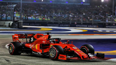 Sebastian Vettel restait sur 23 courses sans victoire.
