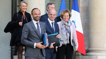 Edouard Philippe et quelques membres du gouvernement le 7 novembre 2017 à Paris