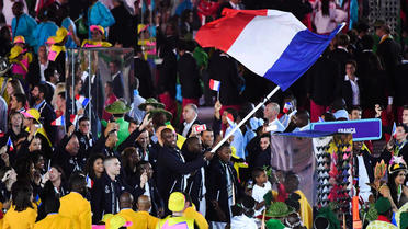 En 2016, Teddy Riner était le porte-drapeau de la délégation française aux Jeux de Rio.