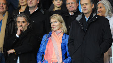 Margarita Louis-Dreyfus (au centre) est l'actionnaire majoritaire de l'Olympique de Marseille.