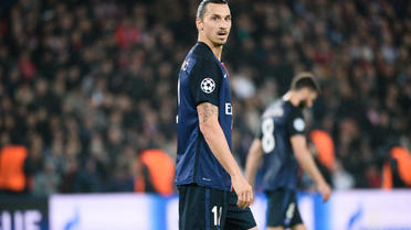 Zlatan Ibrahimovic a ouvert le score sur coup franc pour inscrire son 3e but de la saison en Ligue des champions.