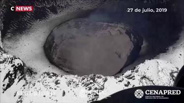 Mexique : d'impressionnantes fumées s'échappent du volcan Popocatépetl