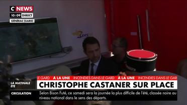 Christophe Castaner se rend dans le Gard, où a eu lieu le crash d'un bombardier d'eau vendredi