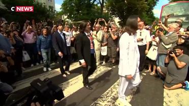 Les fans des Beatles fêtent les 50 ans de la photo d'Abbey Road