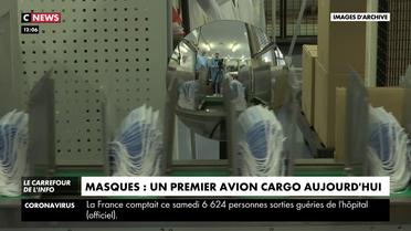 Masques : un premier avion cargo arrivera ce dimanche en France