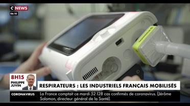 Respirateurs : les industriels français mobilisés